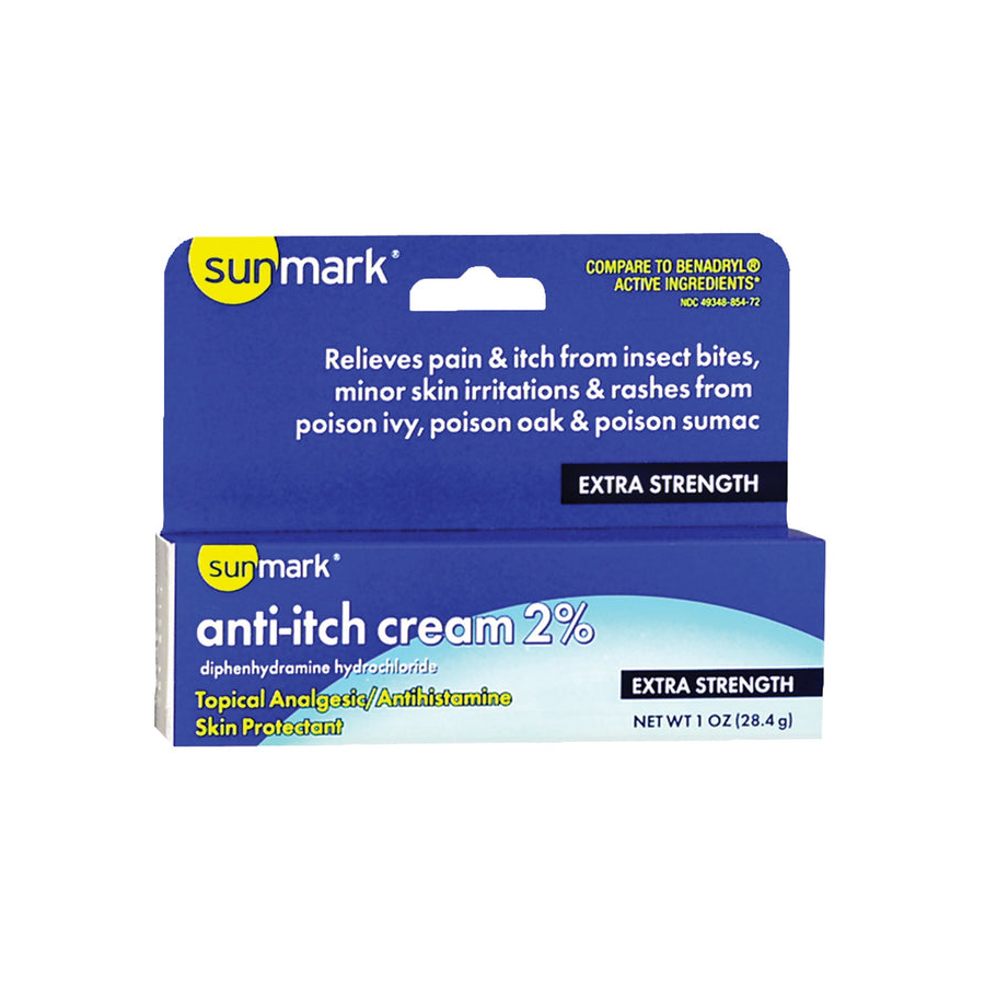 Sunmark Anti-Itch Cream, Extra Strength, 1oz