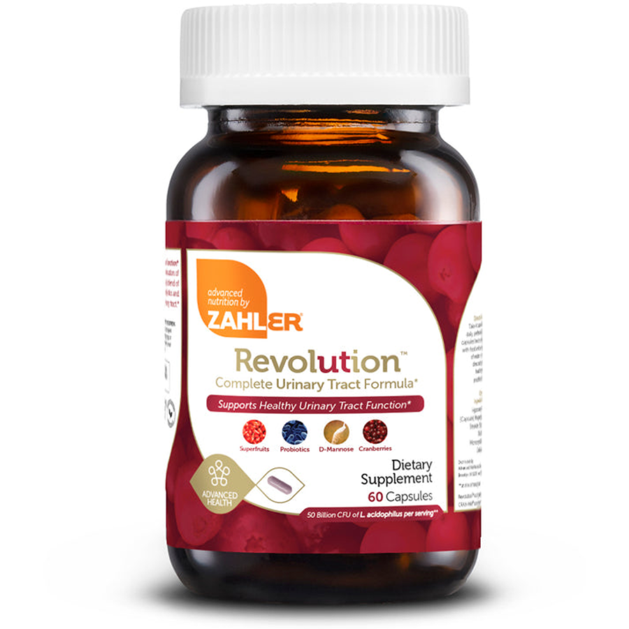 Zahler Revolution Supports Healthy Urinary Tract Function, 60 Vegetarian Capusles