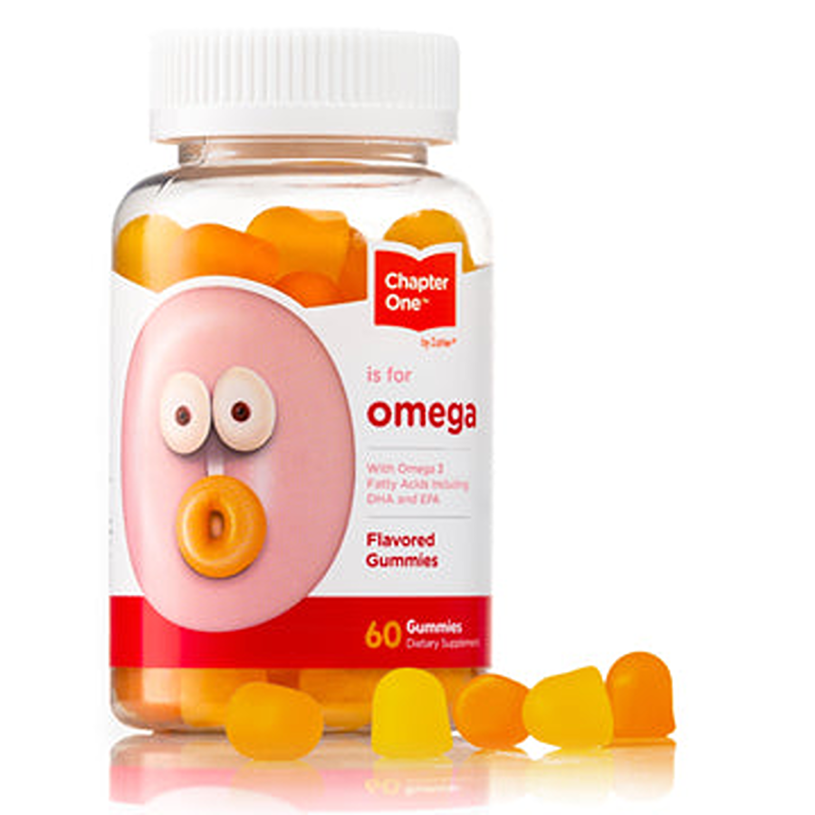 Zahler Chapter One Omega-3 Fish Oil DHA and EPA, 60 Gummies