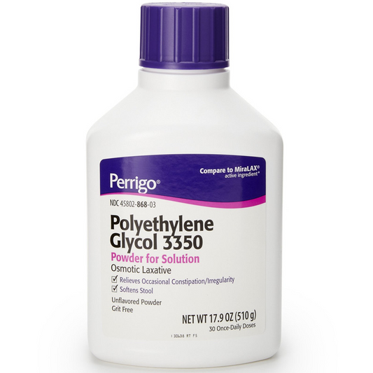 Perrigo Polyethylene Glycol 17.9oz Powder 3350 (Compare to Miralax)